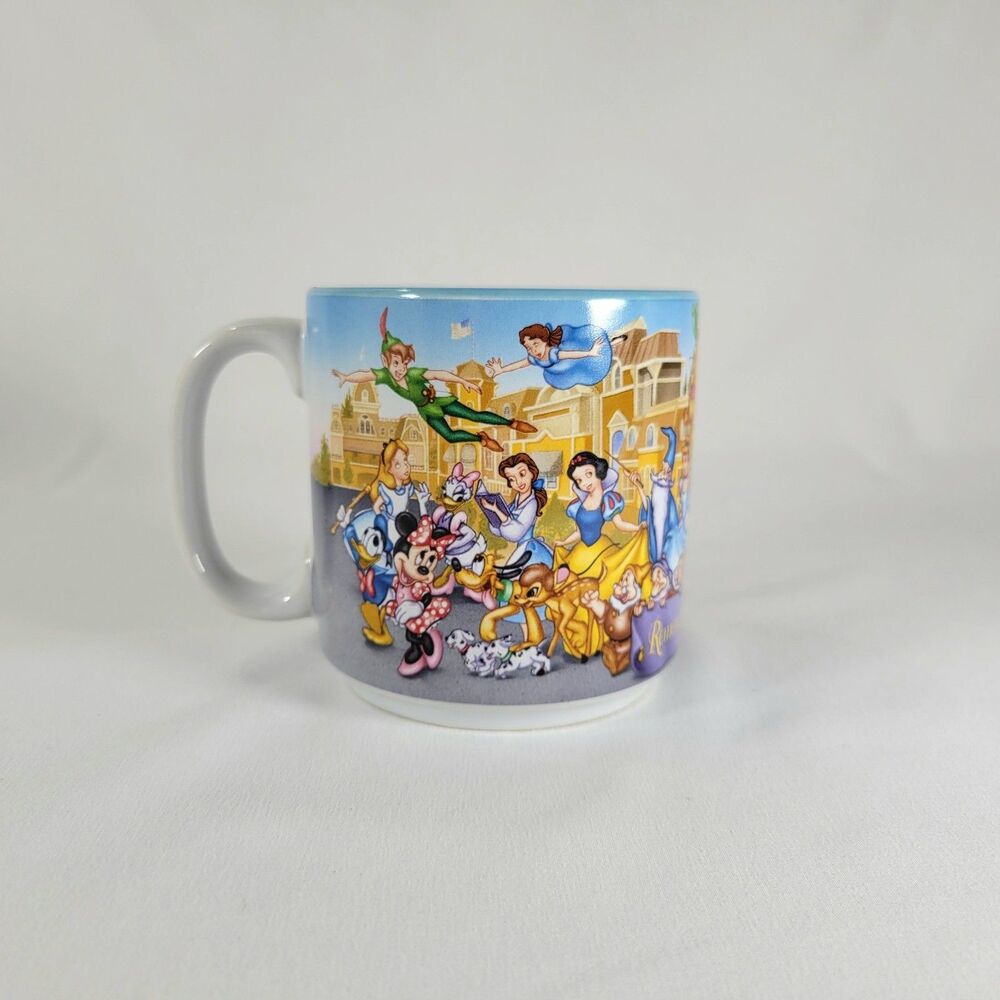 Vintage Walt Disney World Mug 25th Anniversary 1996 Remember The Magic 90s